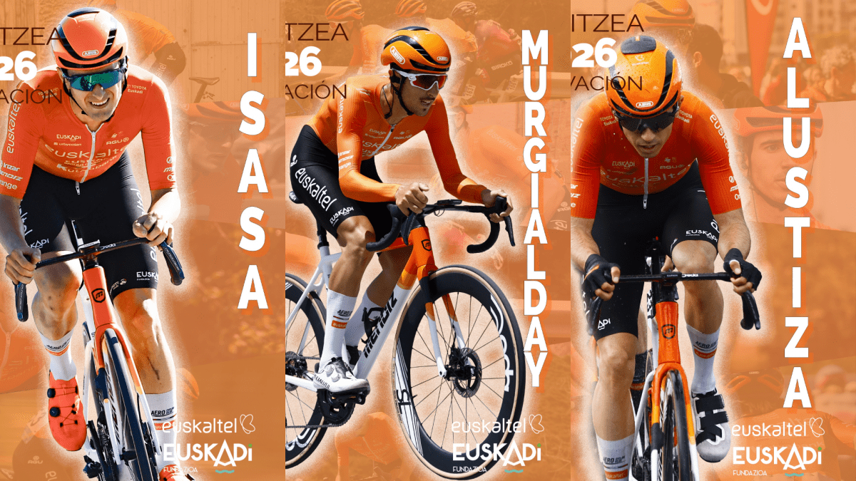 Alustiza, Isasa y Murguialday renuevan con el Euskaltel-Euskadi