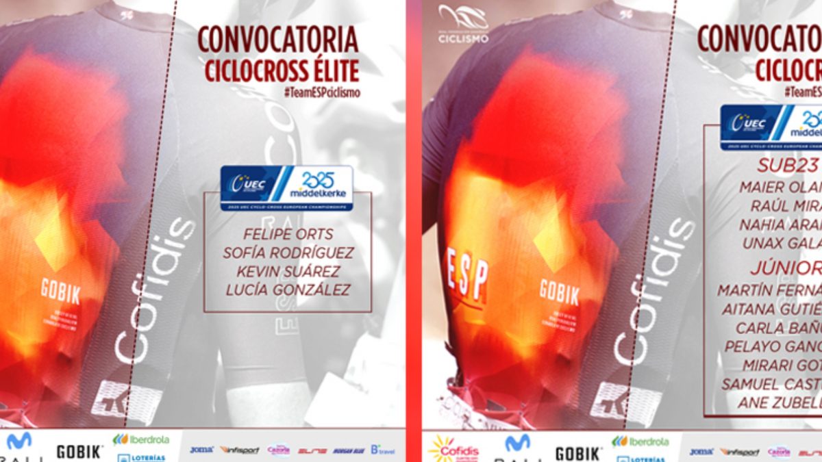 Convocatoria de la Selección Española para el Europeo de Ciclocross 2025