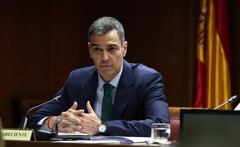 PEDRO SÁNCHEZ SENADO KOLDO | Pedro Sánchez asegura que en el PSOE no existen sobresueldos: «Nunca han existido»