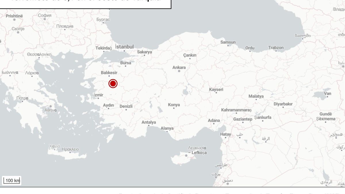 Registrado un terremoto de magnitud 6,1 en el oeste de Turquía