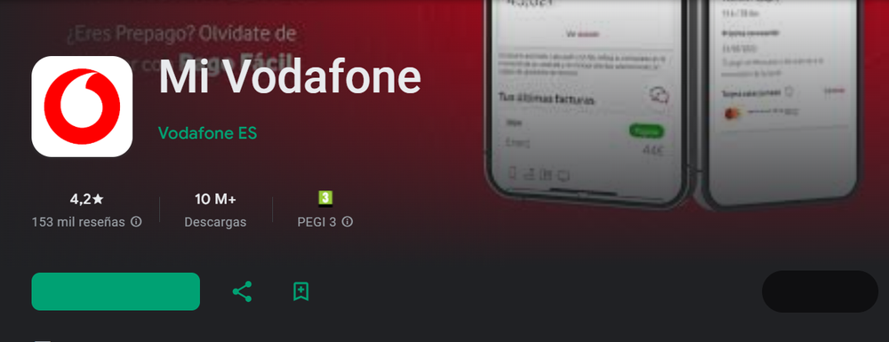 Mi aplicación Vodafone en Google Play