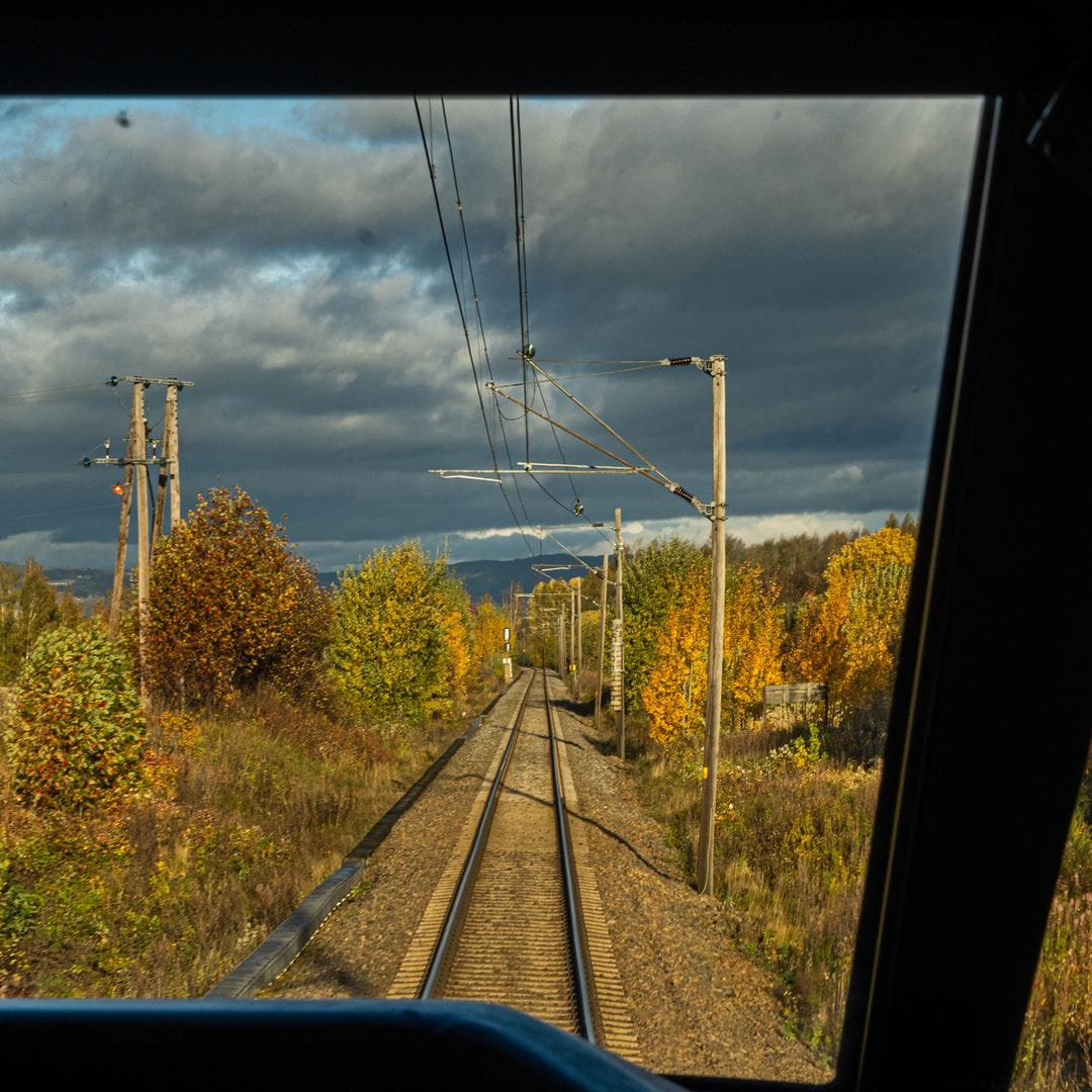 Tren Dovre en Noruega