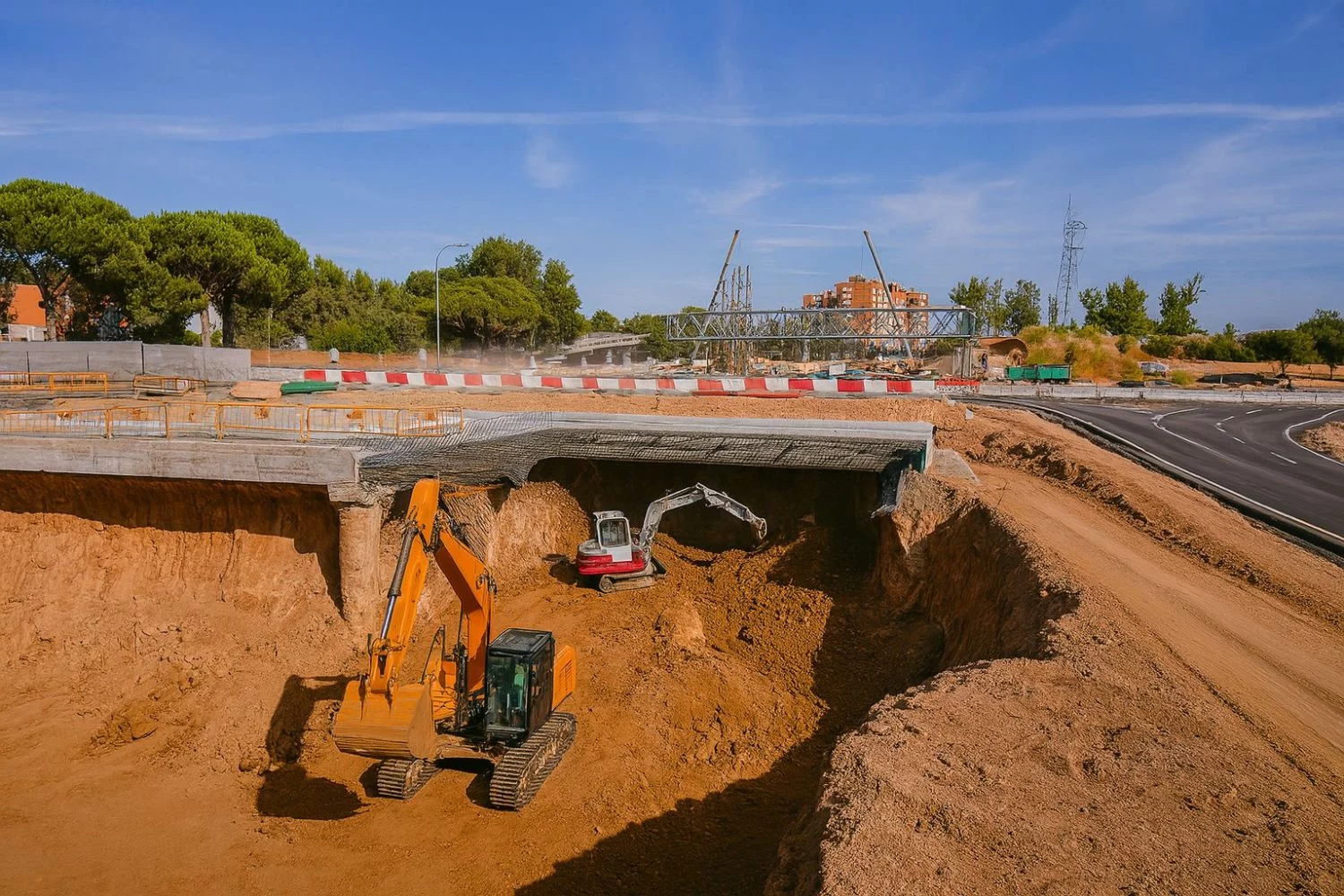 así ha evolucionado esta obra faraónica entre desvíos provisionales, slaloms, chicanes…