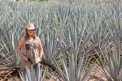 Elena del Amo en la Ruta del Tequila de México.