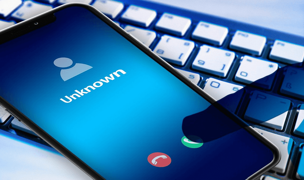 Recibí una llamada de un número desconocido