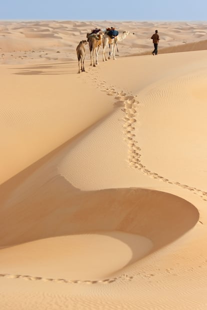 El desierto del Sahara, Mauritania.