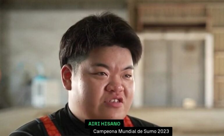 Airi Hisano, la mujer que abre el paso al sumo profesional en Japón, donde sigue estando prohibido para ellas