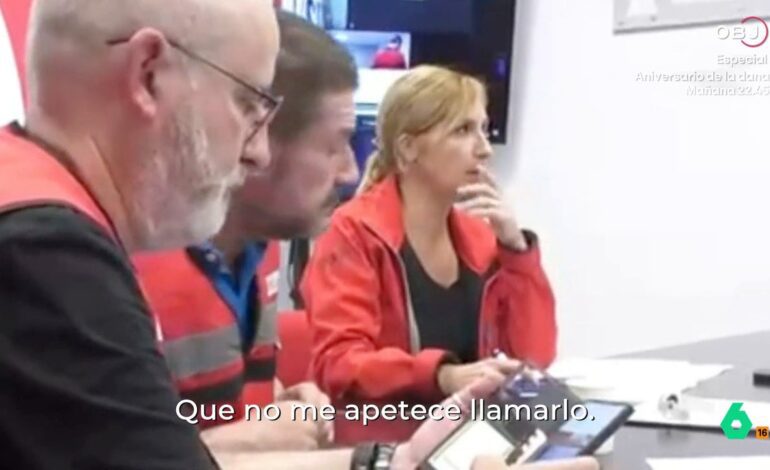 el comentario de Salomé Pradas sobre el director de la CHJ durante el CECOPI de la DANA