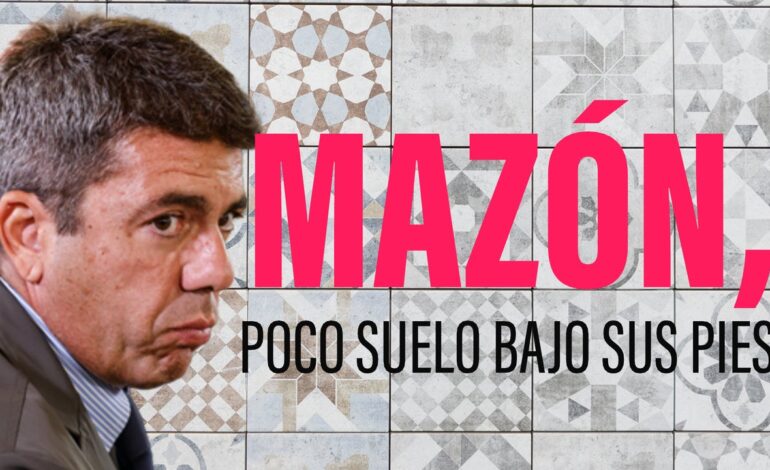 Mazón deja al PP en apuros, desgasta su imagen en las encuestas y depende del apoyo de Vox