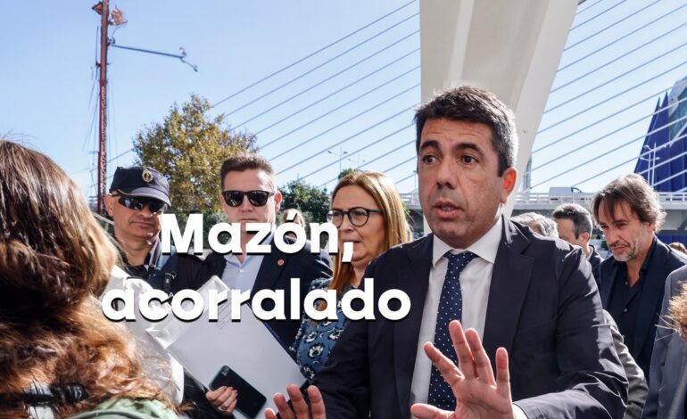 Pradas desmiente a un Mazón cada vez más acorralado judicial y políticamente que sigue a la suya con un acto en Alicante