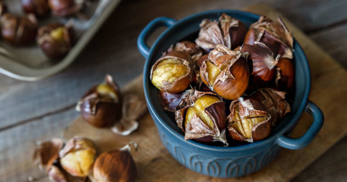 Castañas al microondas, la receta más rápida y fácil para que queden deliciosas