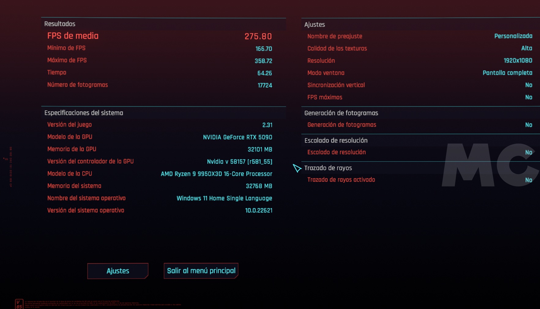 cb 2077 modo extreme gaming