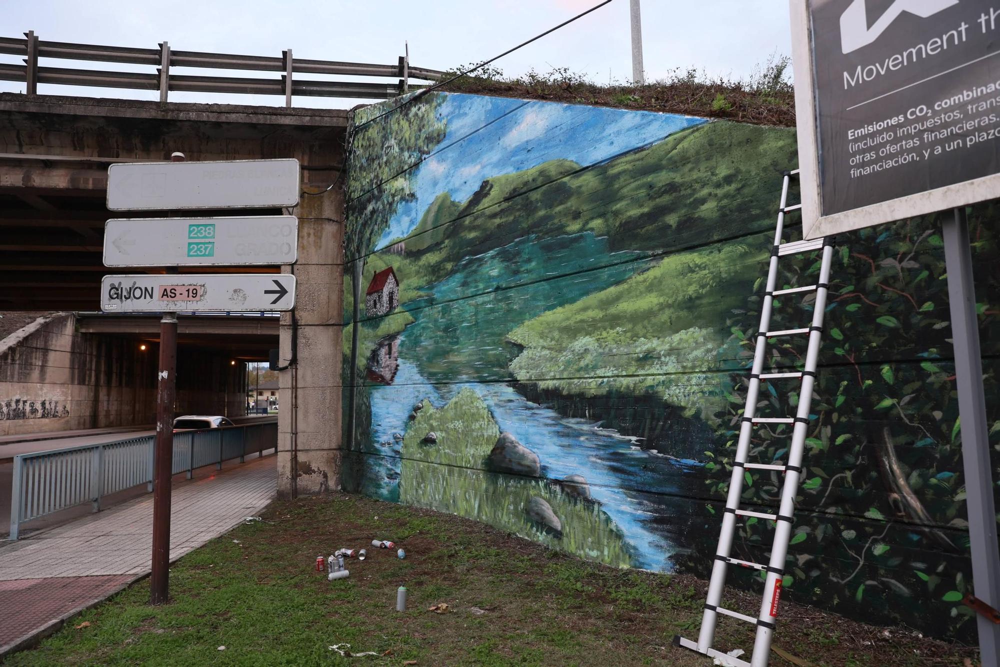 EN IMÁGENES: el festival de arte urbano conquista las calles de Avilés