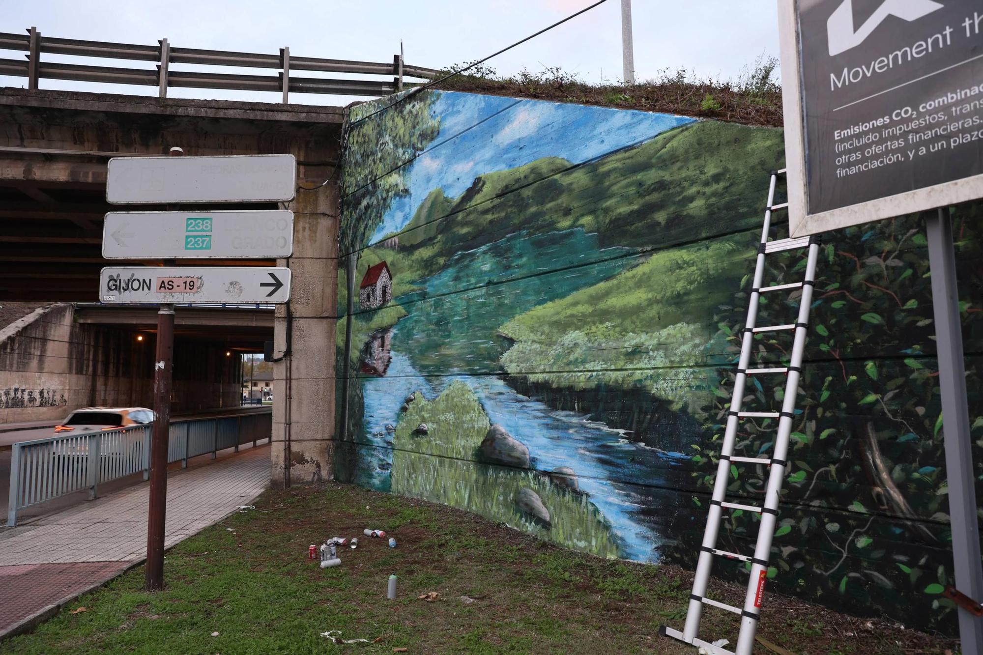EN IMÁGENES: el festival de arte urbano conquista las calles de Avilés