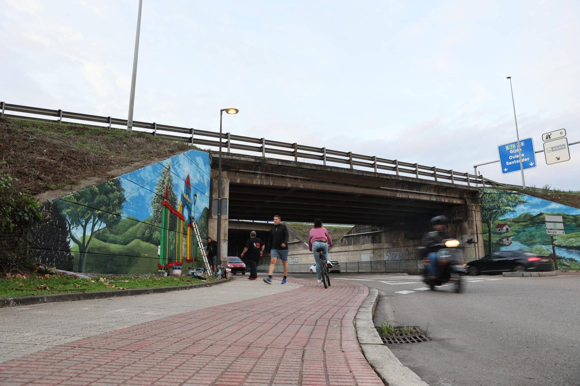 EN IMÁGENES: el festival de arte urbano conquista las calles de Avilés