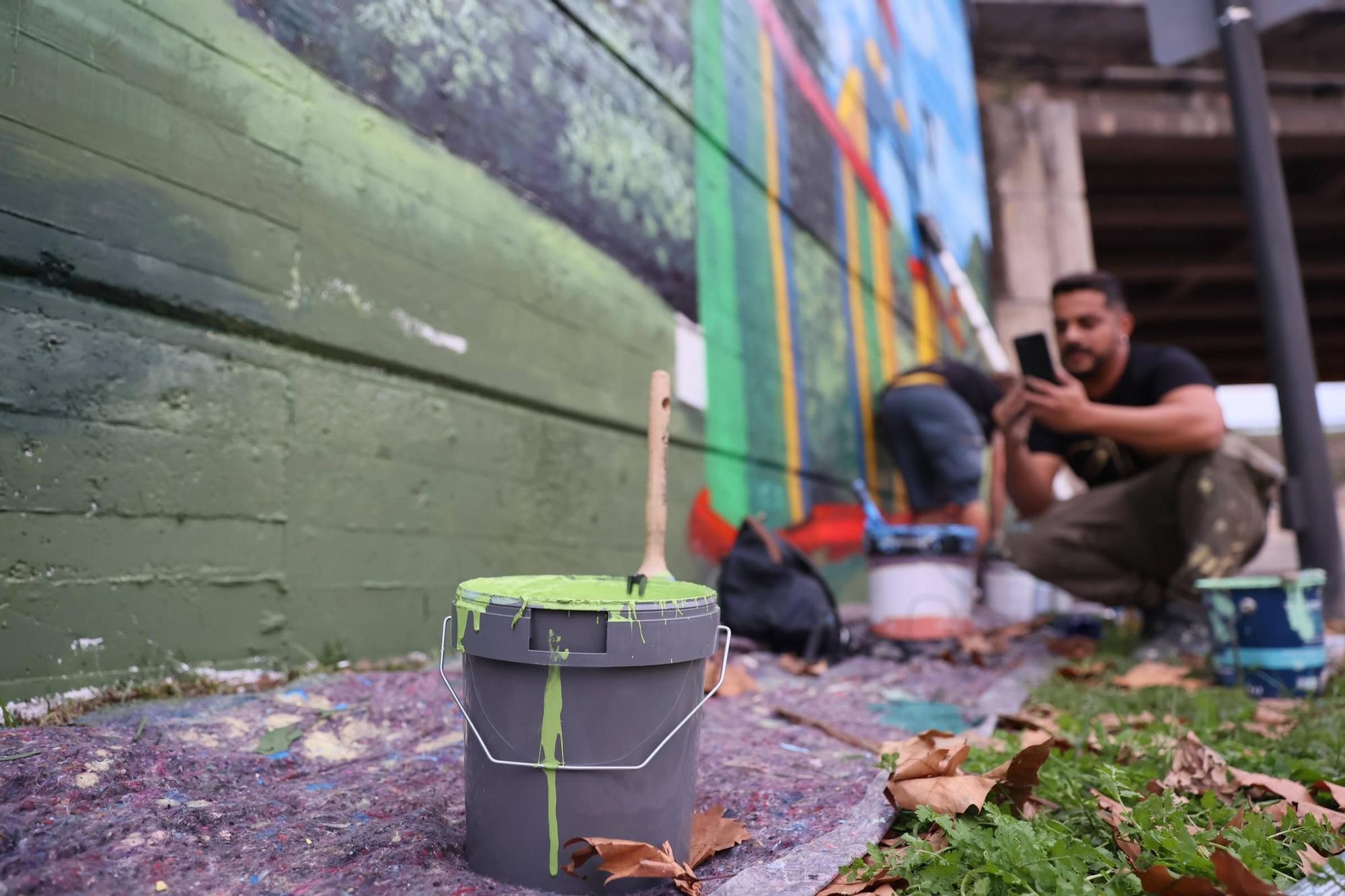 EN IMÁGENES: el festival de arte urbano conquista las calles de Avilés