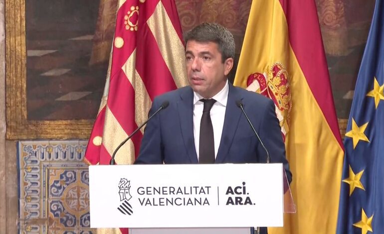 Mazón reconoce que «hubo cosas que se pudieron hacer mejor»