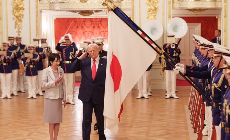 Trump protagoniza un fallo de protocolo al estilo Biden en Japón dejando a la primera ministra sin palabras