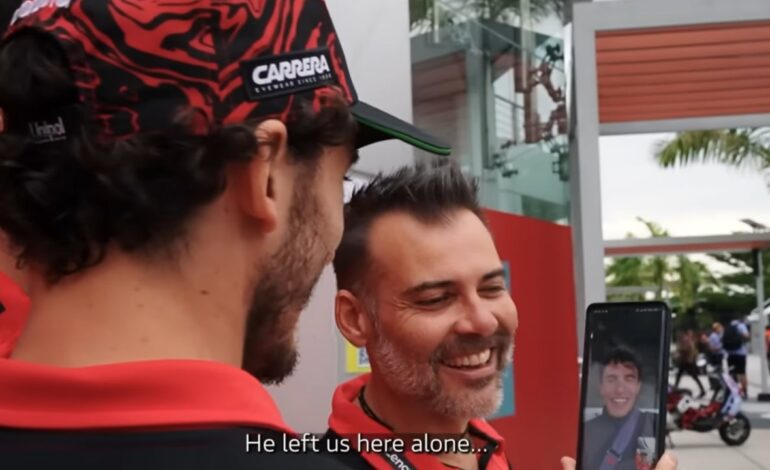 Ducati desvela la videollamada entre Marc Márquez y Bagnaia: «¿Hay algún idiota aquí?»