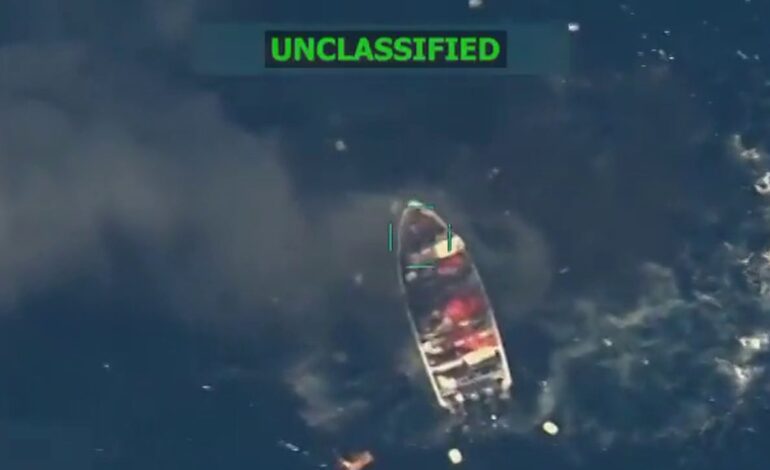 EEUU mata a cuatro personas en un nuevo ataque a una supuesta narcolancha en el Pacífico