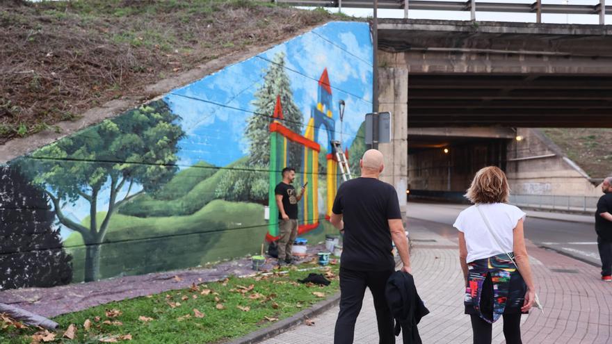 el festival de arte urbano conquista las calles de Avilés