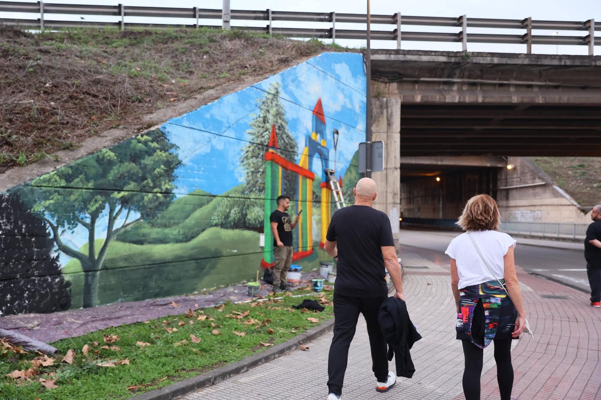 EN IMÁGENES: el festival de arte urbano conquista las calles de Avilés
