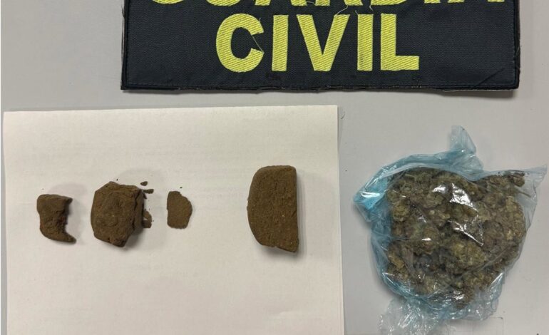 Detenido en la A-3 en Montalvo (Cuenca) cuando conducía con 40 gramos de hachís y 12 gramos de marihuana