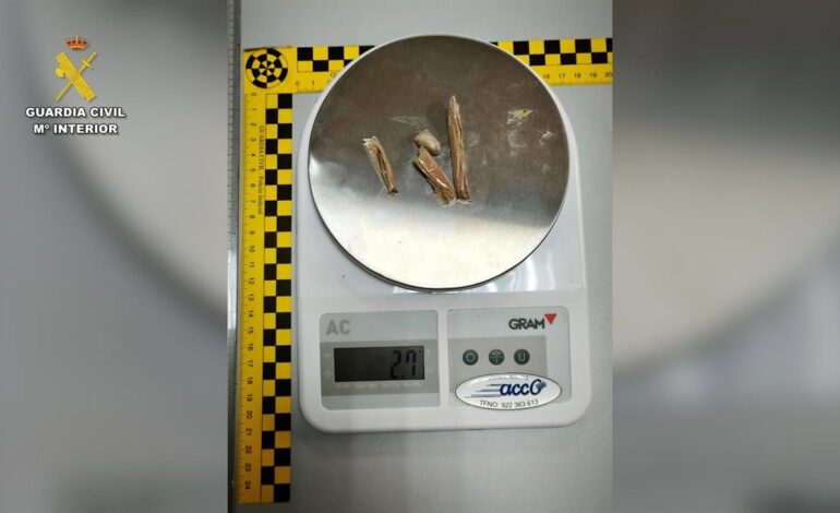 Detenidas cuatro personas al tratar de introducir droga en la cárcel Tenerife II en visitas a los internos