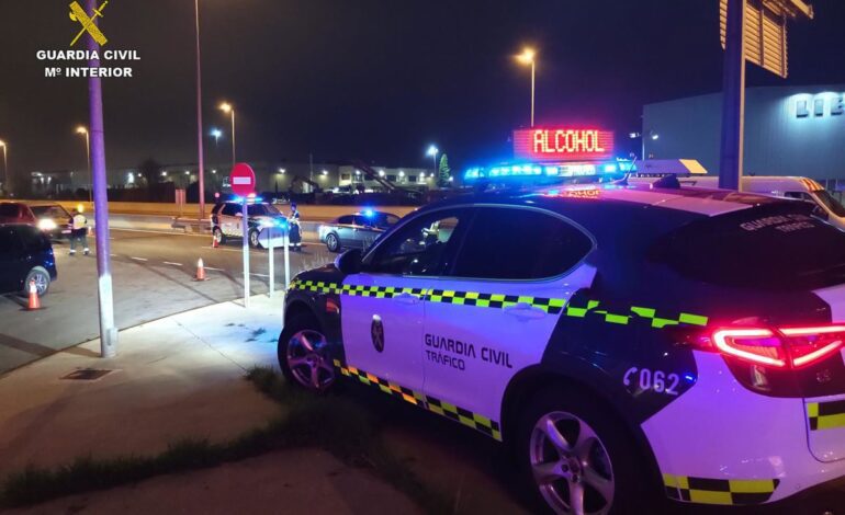 Investigan en Guadalajara a un conductor profesional que septuplicaba la tasa de alcohol permitida en la A-2