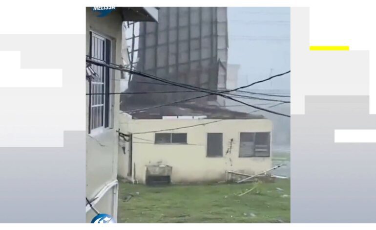 Los árboles se han doblado y han volado, hemos perdido parte del techo