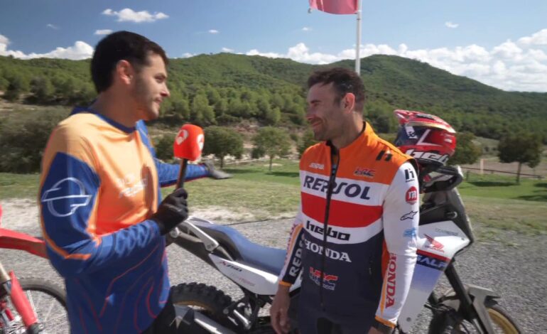 Toni Bou imparte una clase individualizada para Antena 3 Deportes