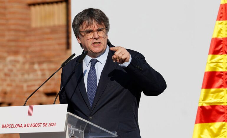 Puigdemont explica la «decisión unánime» de Junts de romper los acuerdos con el PSOEs, streaming en directo