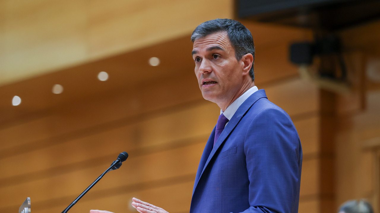 Sánchez comparece en el Senado, en directo