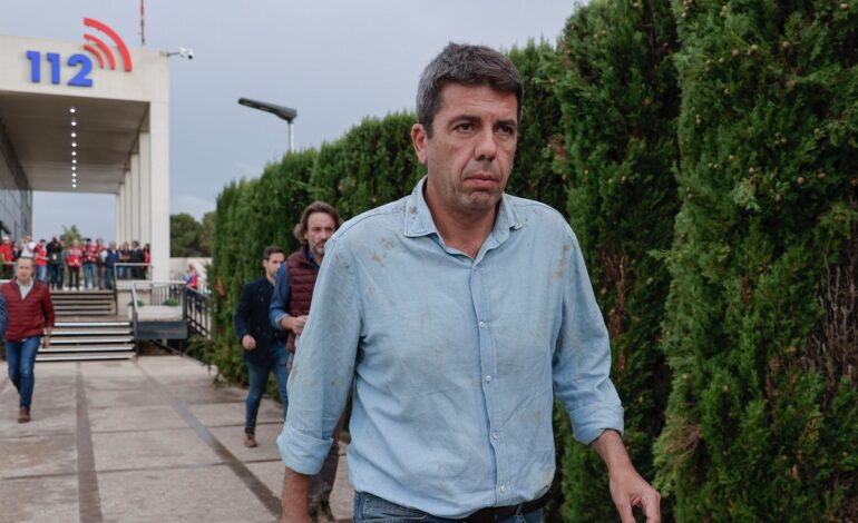 Las diferentes versiones de Mazón sobre su paradero el día de la DANA