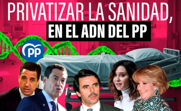 Privatizar hospitales públicos, el negocio que el PP lleva en su ADN y que sigue causando problemas en toda España