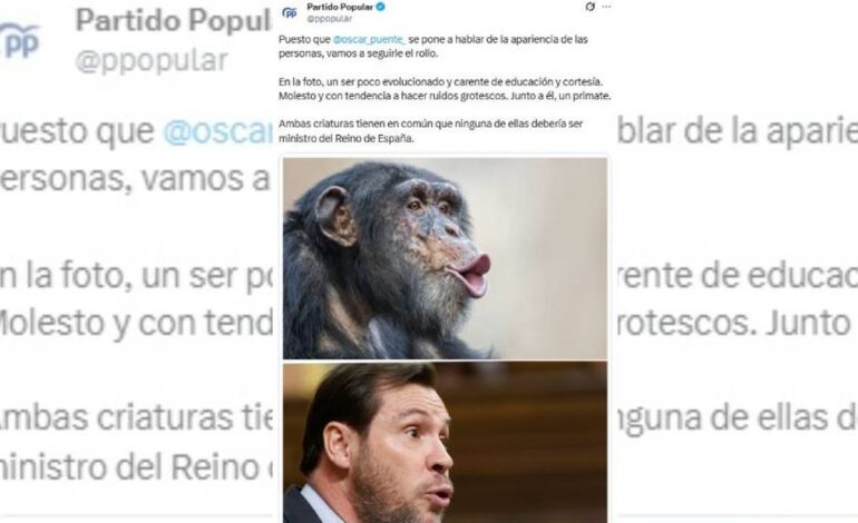 Puente y el PP se enzarzan en redes por ‘quién es más guapo’ tras la comparecencia de Sánchez en el Senado