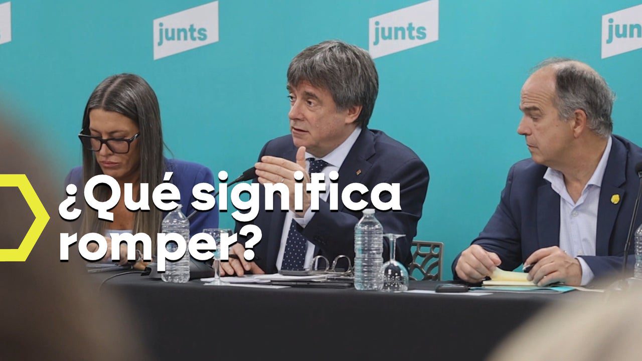 Puigdemont teatraliza su amenaza de romper con el Gobierno sin aclarar su posición ante un PSOE que no se da por aludido