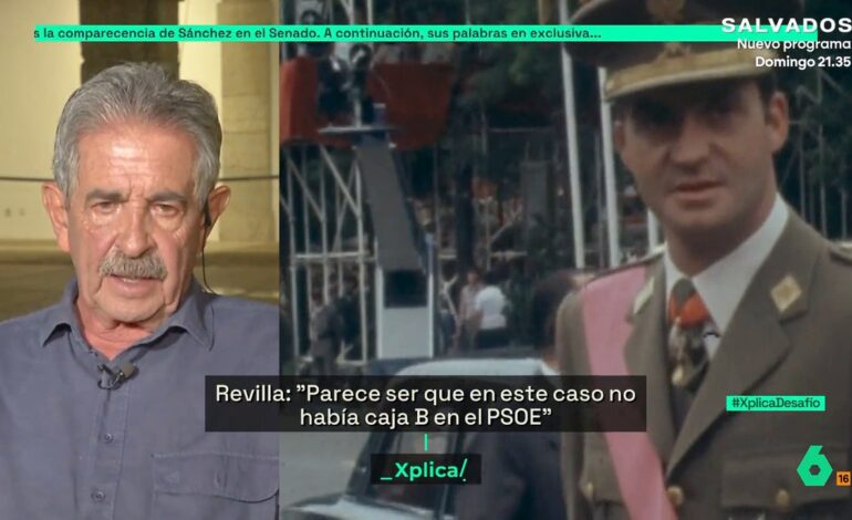 Revilla le recuerda a Juan Carlos I que «para cobrar pensión hay que pagar impuestos»