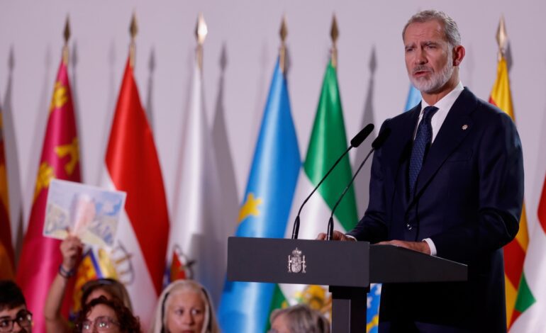 Felipe VI recuerda a los fallecidos un año después de la DANA mientras pide «rigor», «serenidad» y «poner de nuestra parte para impedir que esto se repita»