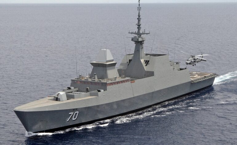 Singapur presenta un nuevo navío que parece salido de ‘Battlestar Galactica’