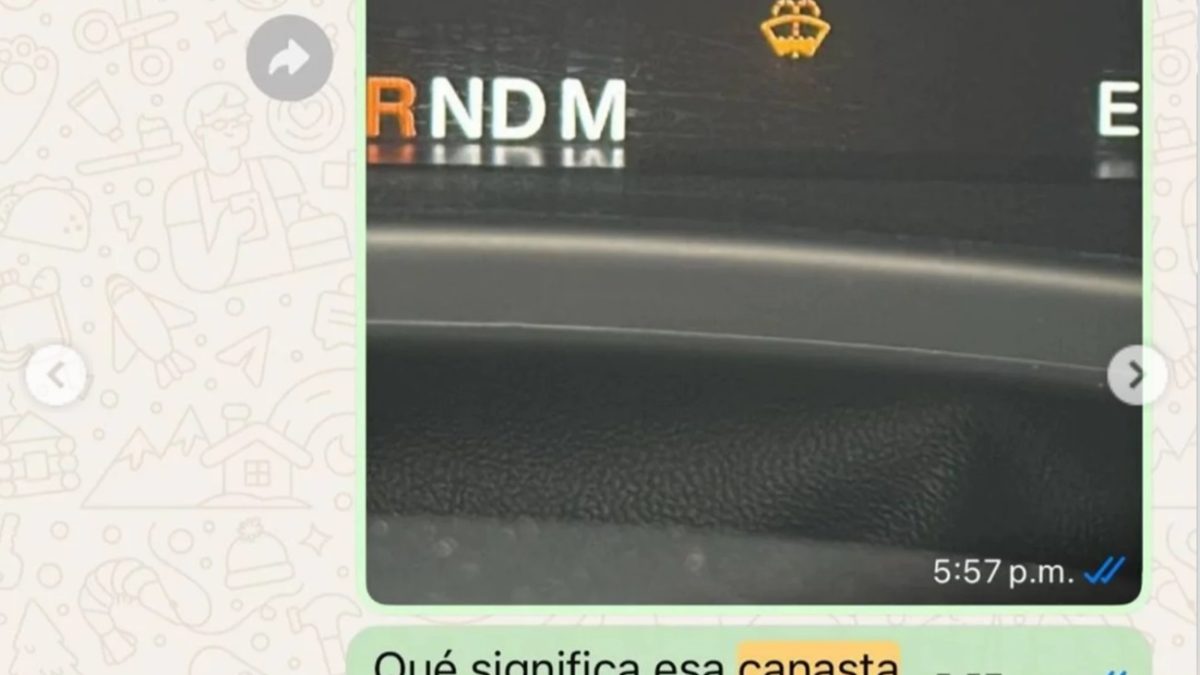 las redes explotan con esta surrealista conversación por WhatsApp sobre un testigo del coche