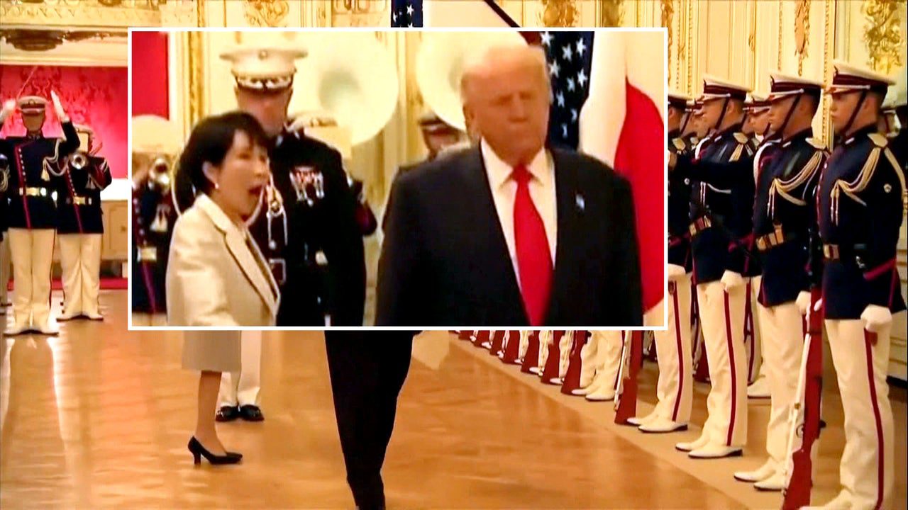 El momento en el que Trump se salta el protocolo en Japón y deja sin palabras a la primera ministra