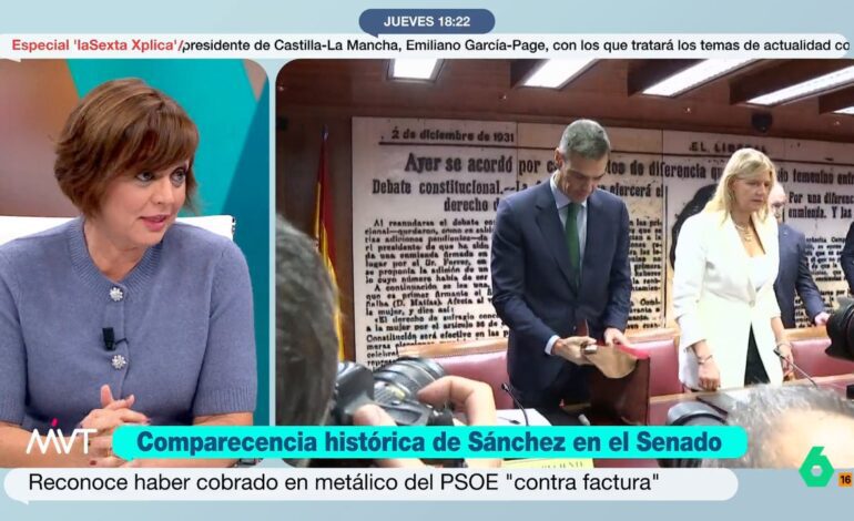 Esther Redondo explica las sensaciones en el Gobierno tras la comparecencia de Sánchez