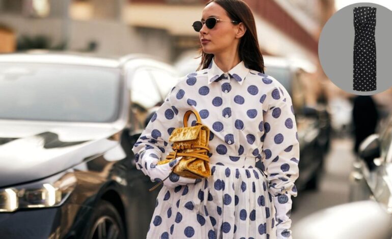 El vestido de lunares de Parfois que las españolas agotaremos porque hace tipazo y queda genia con zapatillas o botas