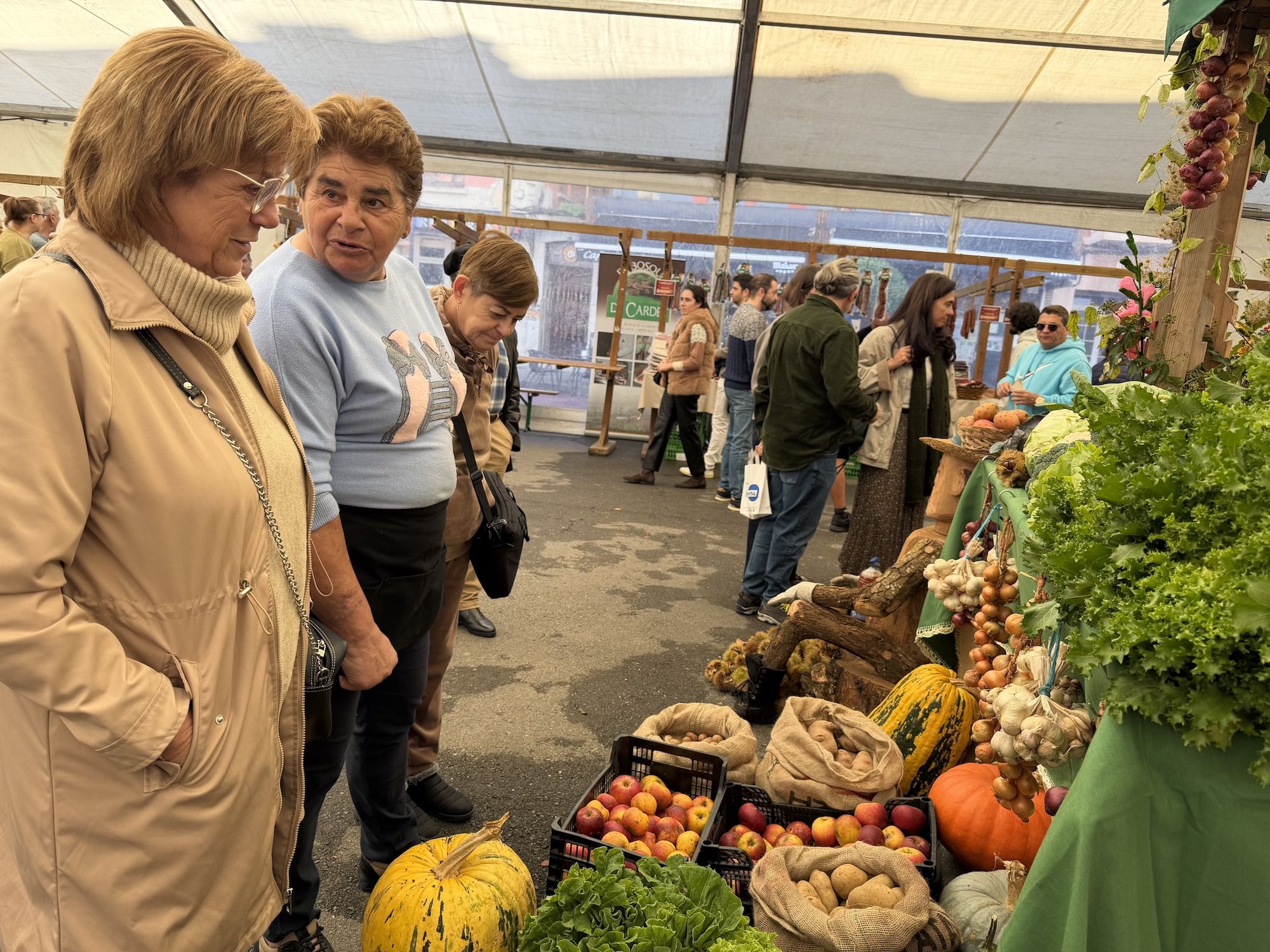 Concurso de castañas y productos de la huerta en Arriondas