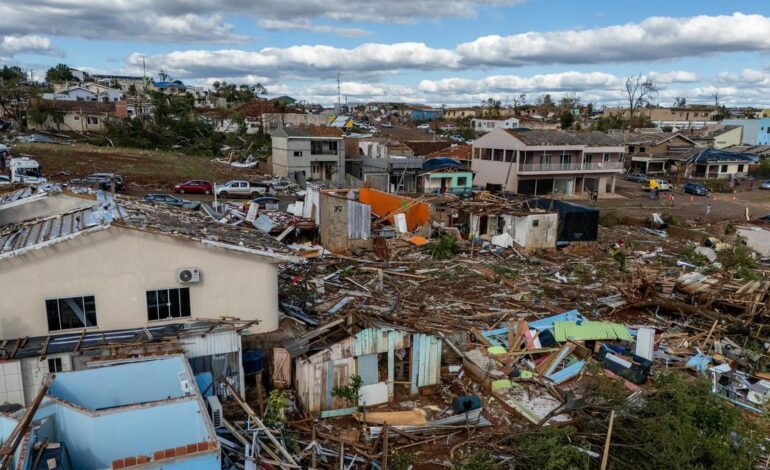 TORNADO BRASIL | Al menos seis muertos y 750 heridos en Brasil por un tornado