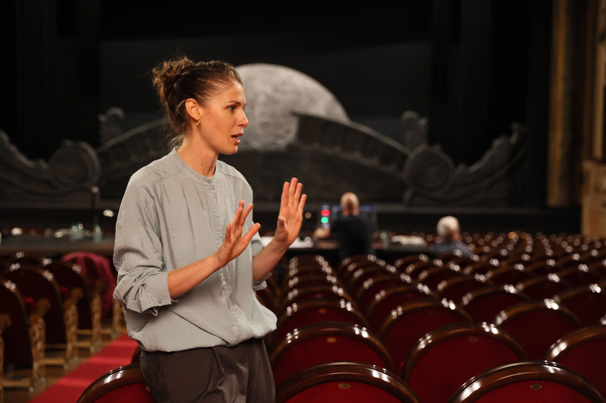 ensayos de ópera "orlando furioso" en el teatro campoamor