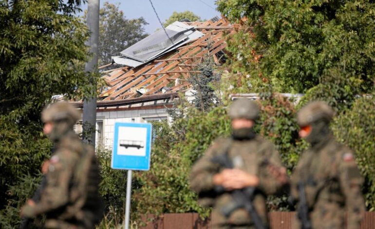 Polonia admite que el daño registrado en la incursión de 23 drones rusos lo provocó un misil de su propia Fuerza Aérea