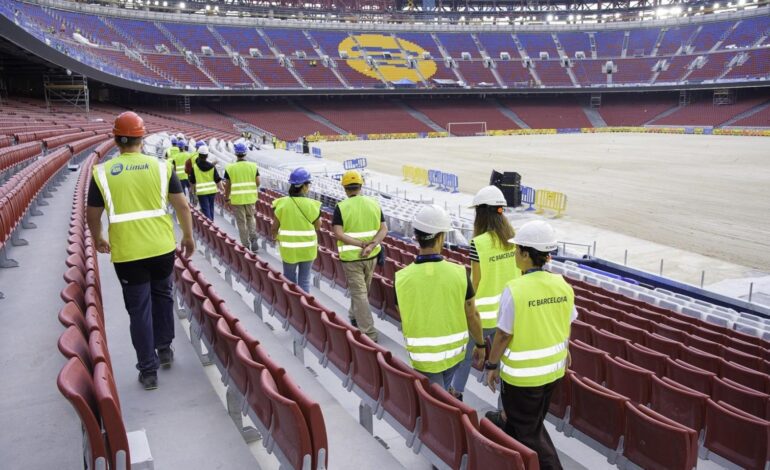 Diagnostican tuberculosis a uno de los trabajadores de las obras del Camp Nou e inician un estudio para evitar más casos