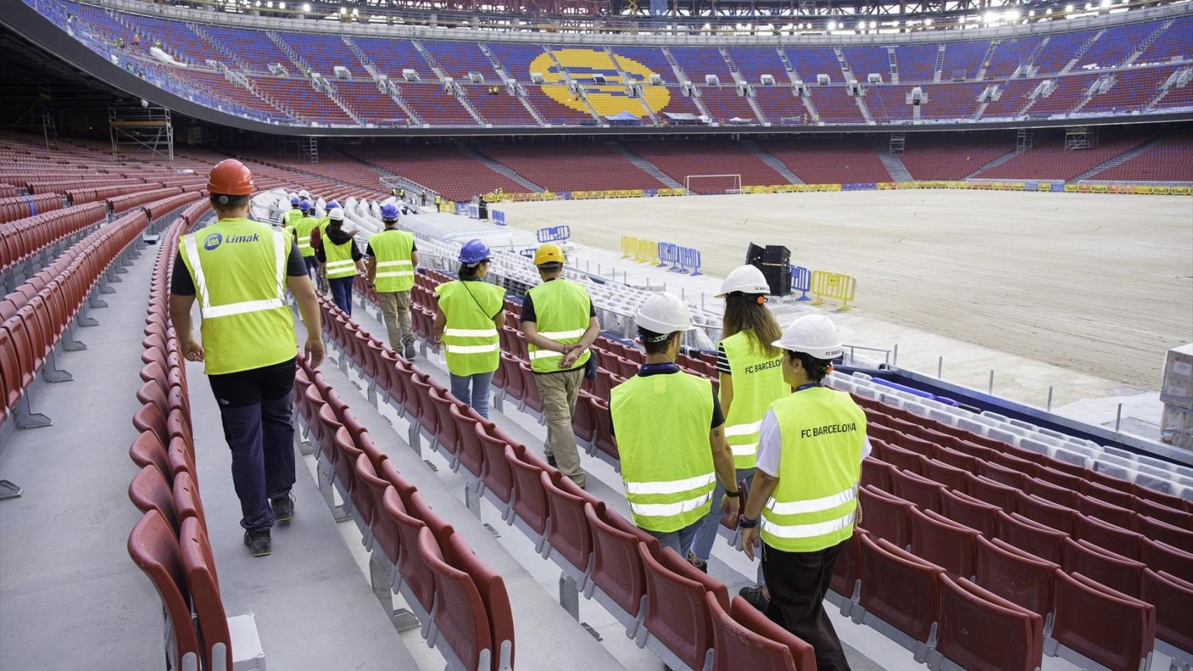 Diagnostican tuberculosis a uno de los trabajadores de las obras del Camp Nou e inician un estudio para evitar más casos